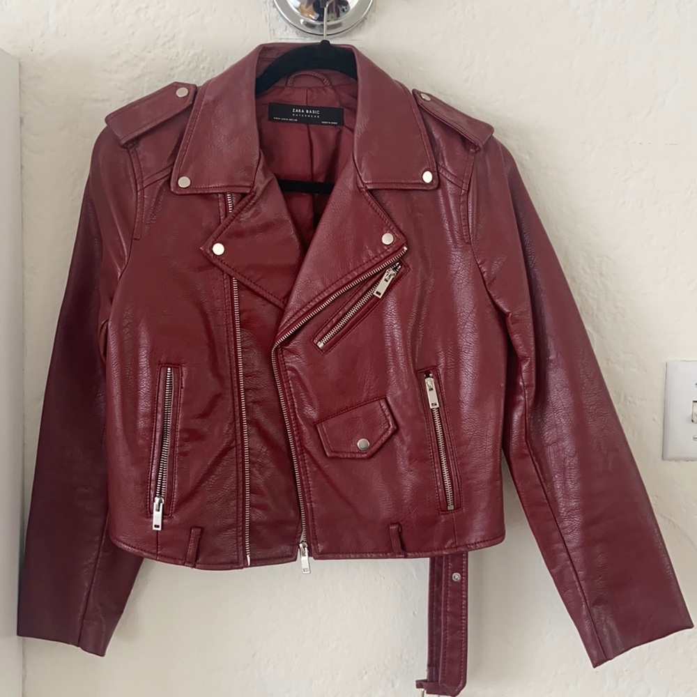Faux Leather Jacket